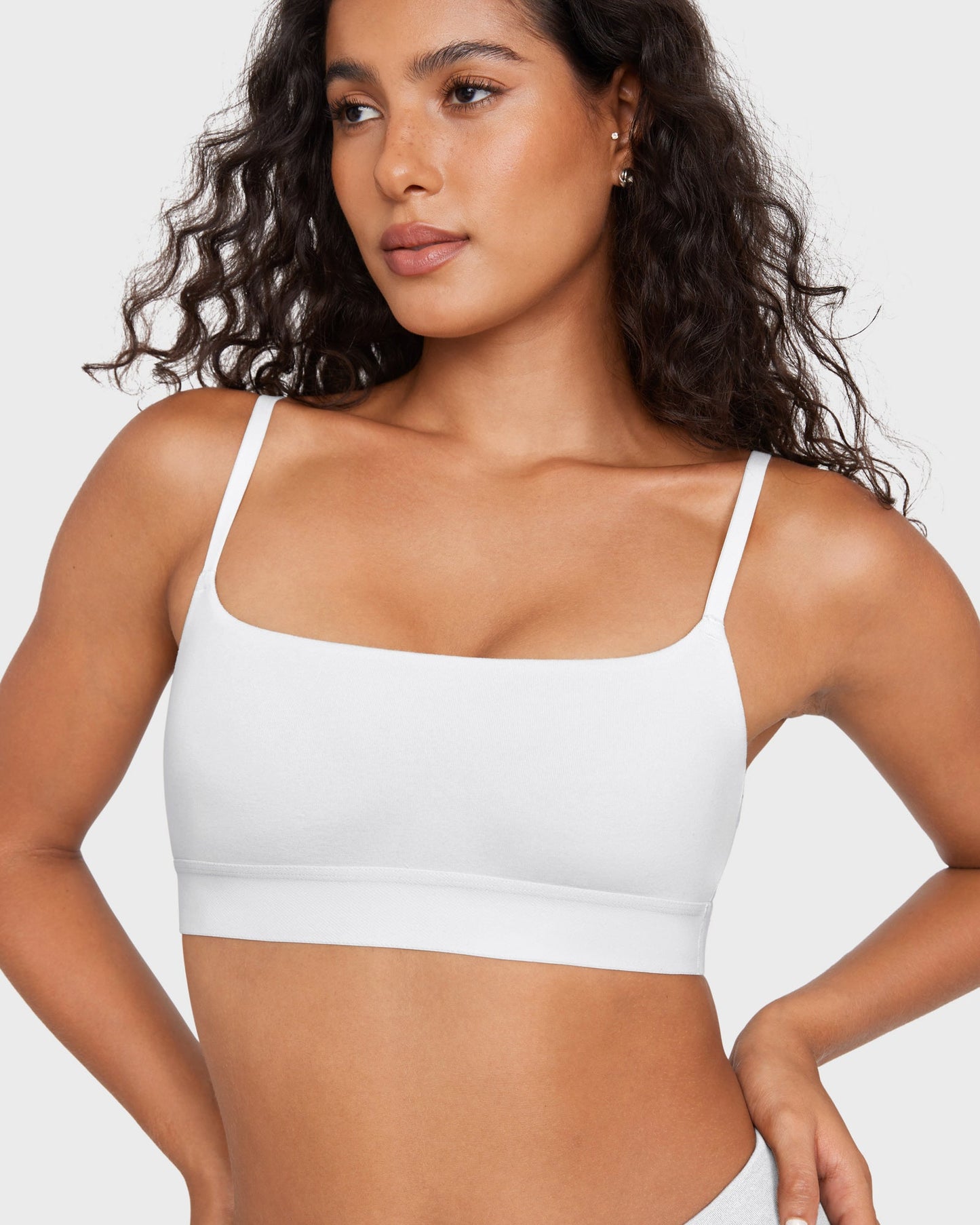 Brassière en coton de base