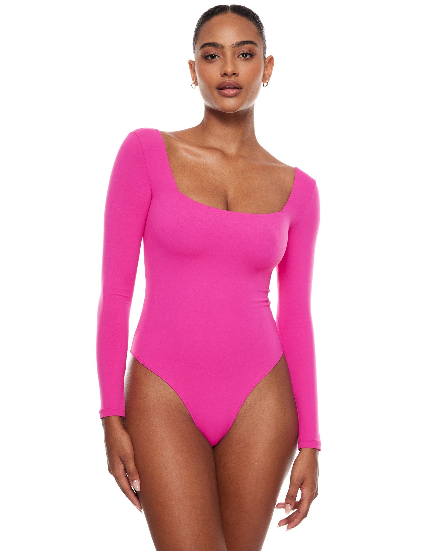 Bralys-K™ Sqaure Neck Long Sleeve Bodysuit