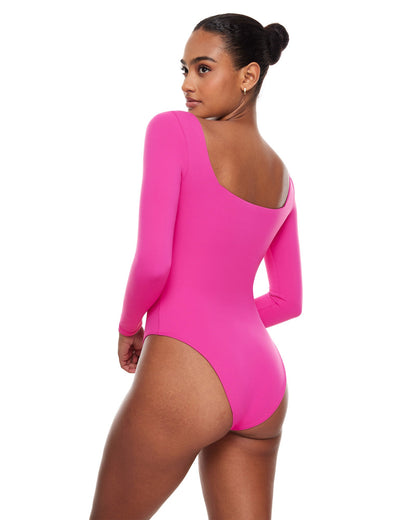 Bralys-K™ Sqaure Neck Long Sleeve Bodysuit